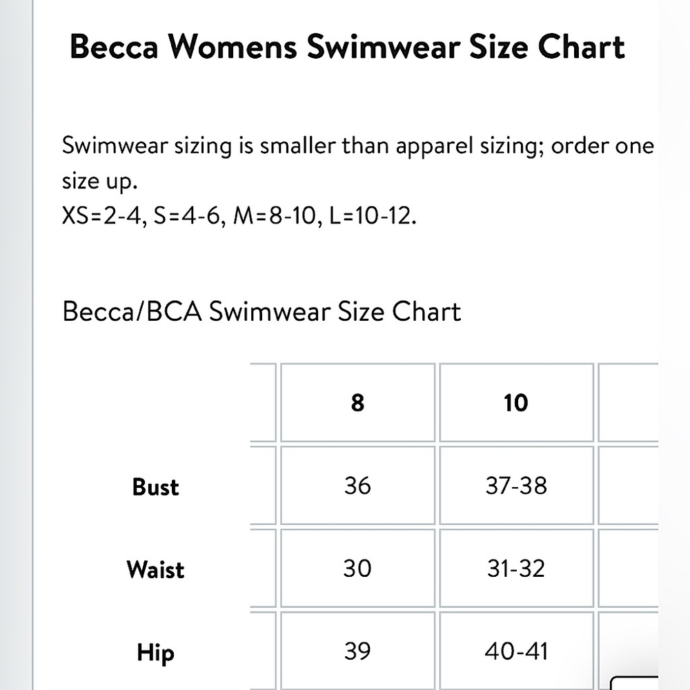 BECCA NWT Sexy Black/White One Piece Bathing Suit Swimsuit **Size M** 🔥🔥 - Picture 6 of 6
